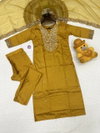 KF 5125 Kalaai Chanderi Silk Kurti With Bottom Dupatta Wholesale Online